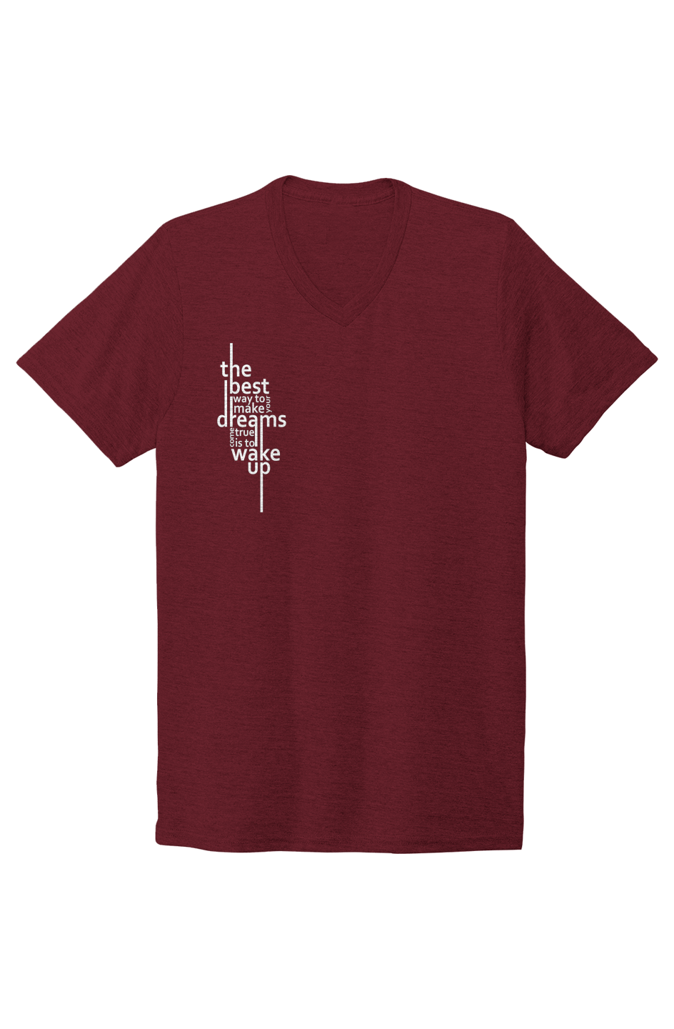 Unisex Tri Blend V Neck