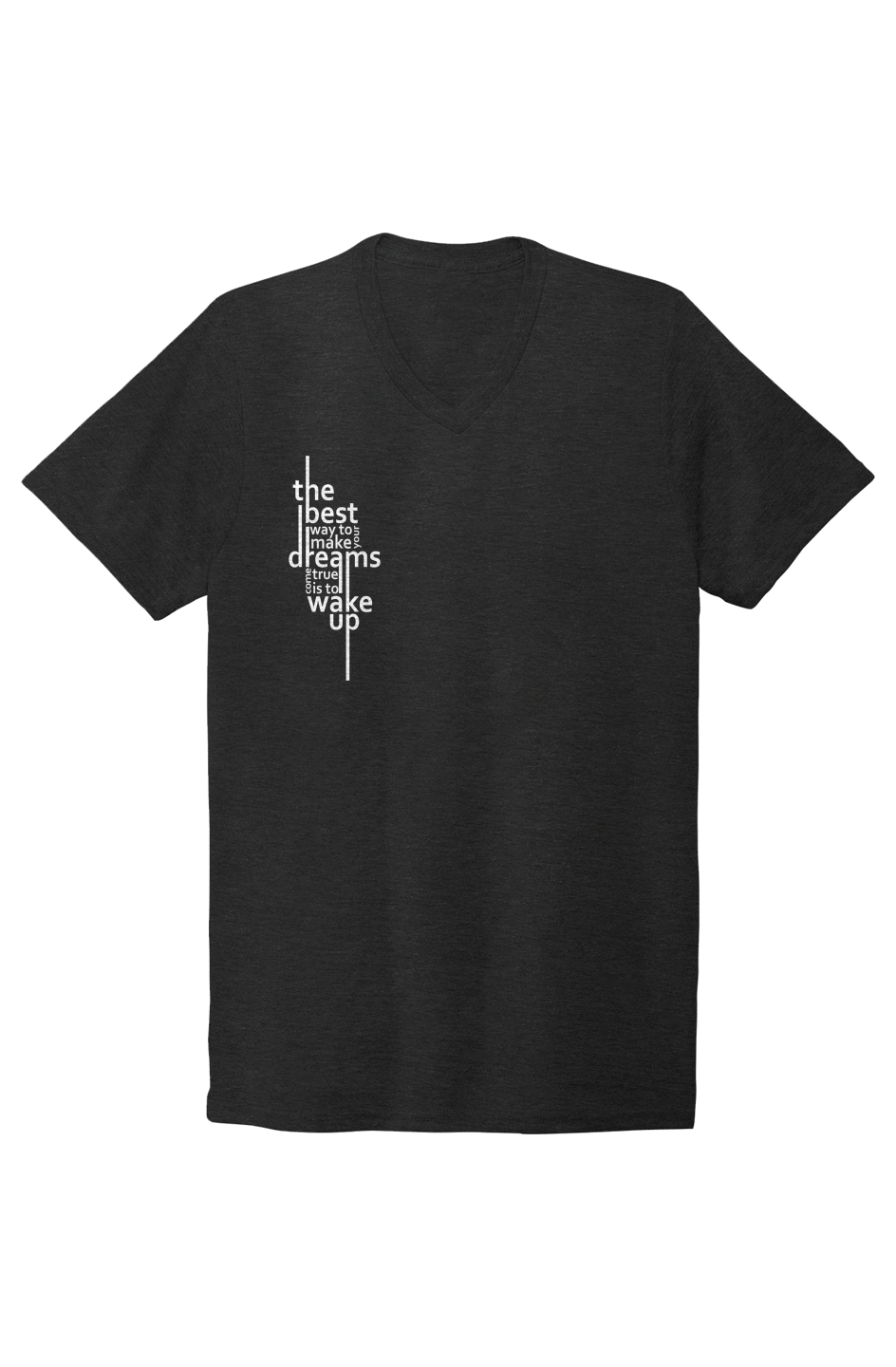 Unisex Tri Blend V Neck