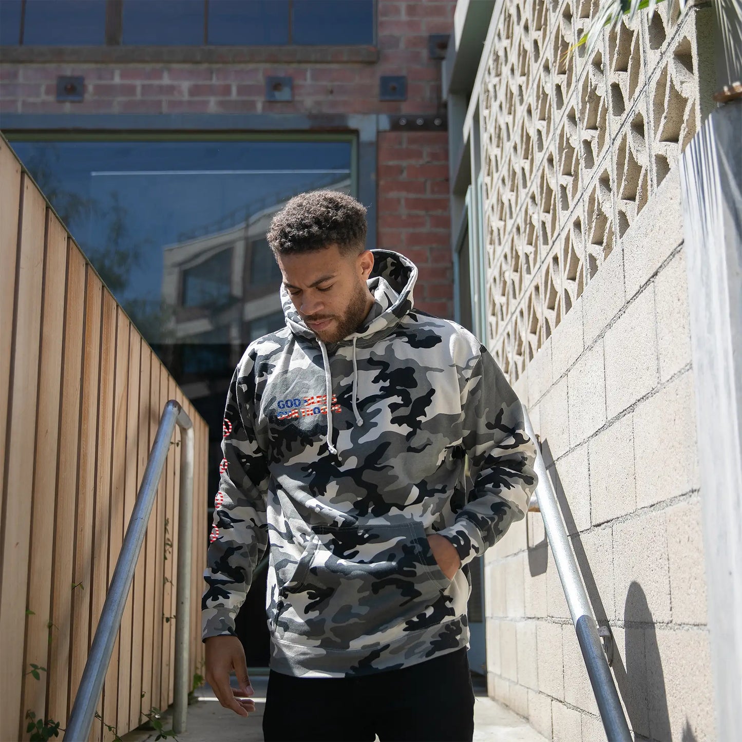 Snow Camo Heavyweight Hoodie