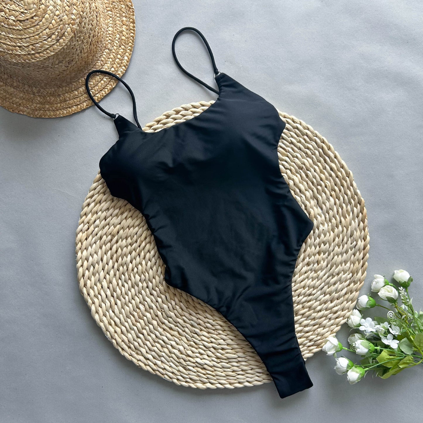 One-piece Swimsuit Solid Color Women's Swimsuit