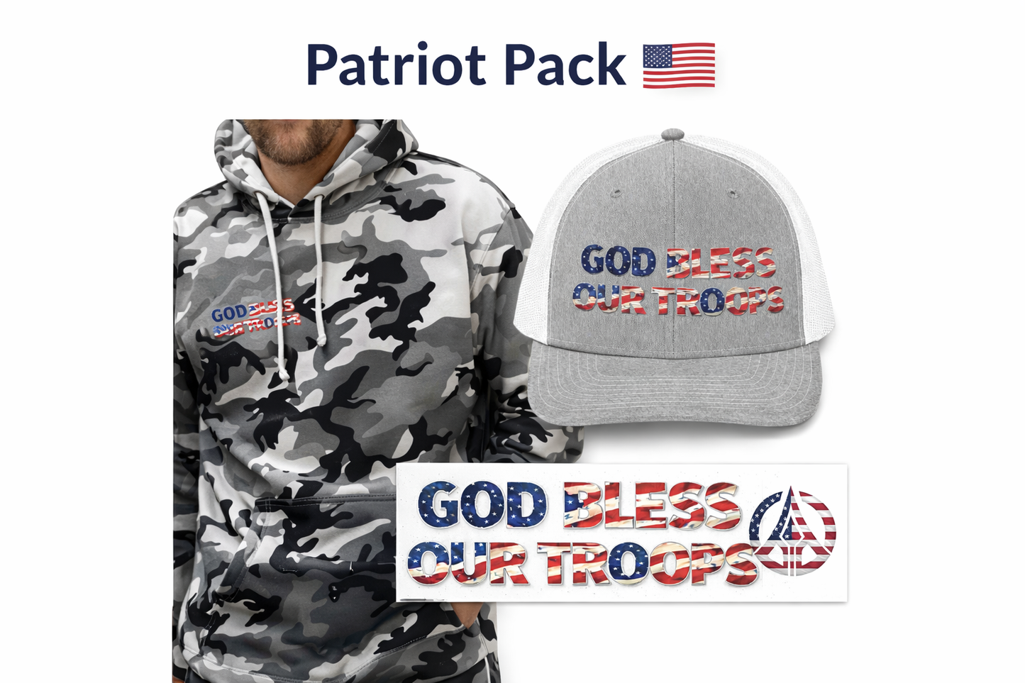 Patriot Pack Support Our Troops Bundle value 240.64$