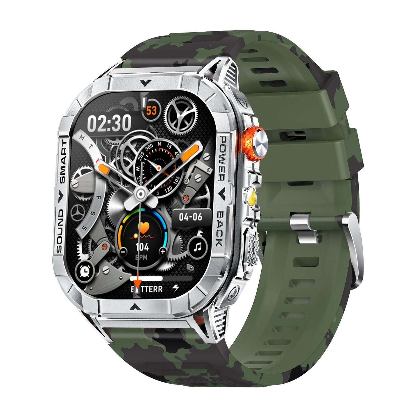 K70A Smartwatch With Heart Rate Monitoring And Bluetooth Calling